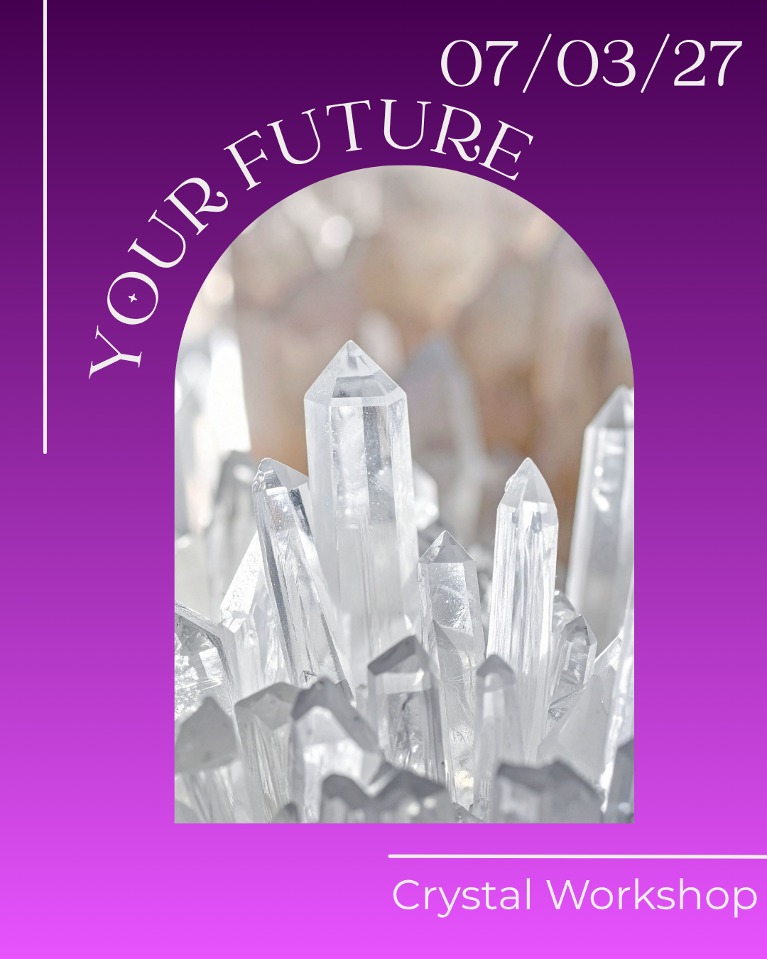 Visualise Your Future | Crystal Workshop
